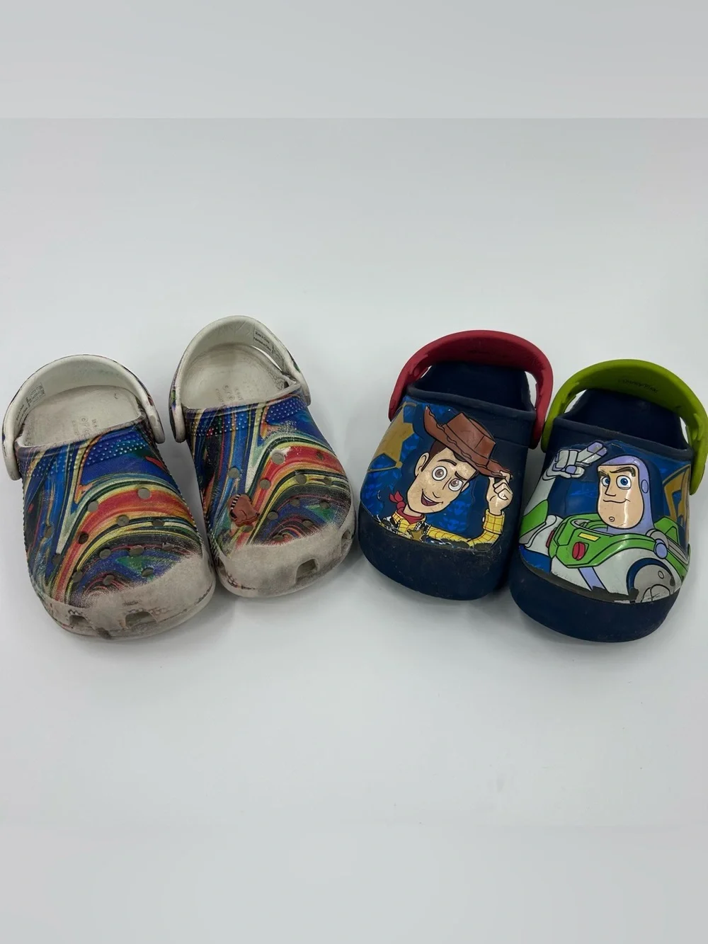 Two Pair of Crocs Size C9 - Well Loved